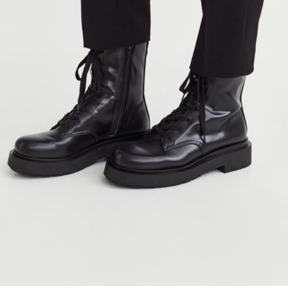 NWT H&M combat boots - Picture 4 of 6
